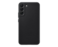 SAMSUNG Etui Leather Cover do Samsung S22+ Black - 718300 - zdjęcie 1